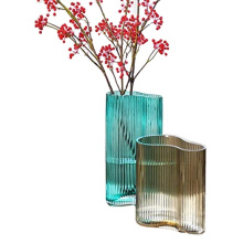 Вертикальный рисунок гидропонный декоративный стеклянный ваза